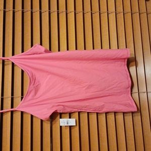 LOFT Coral camisole NEW, size XL